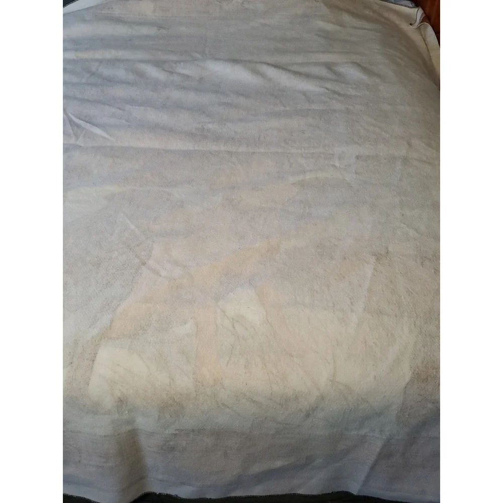 Vntg. 1980s Hunting Dogs‎ Blanket - Labs/Ducks/Wildlife/Polyester/Nostalgia/GenX